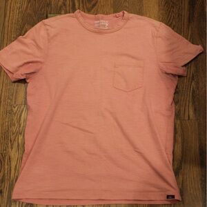 Pink men’s faherty shirt